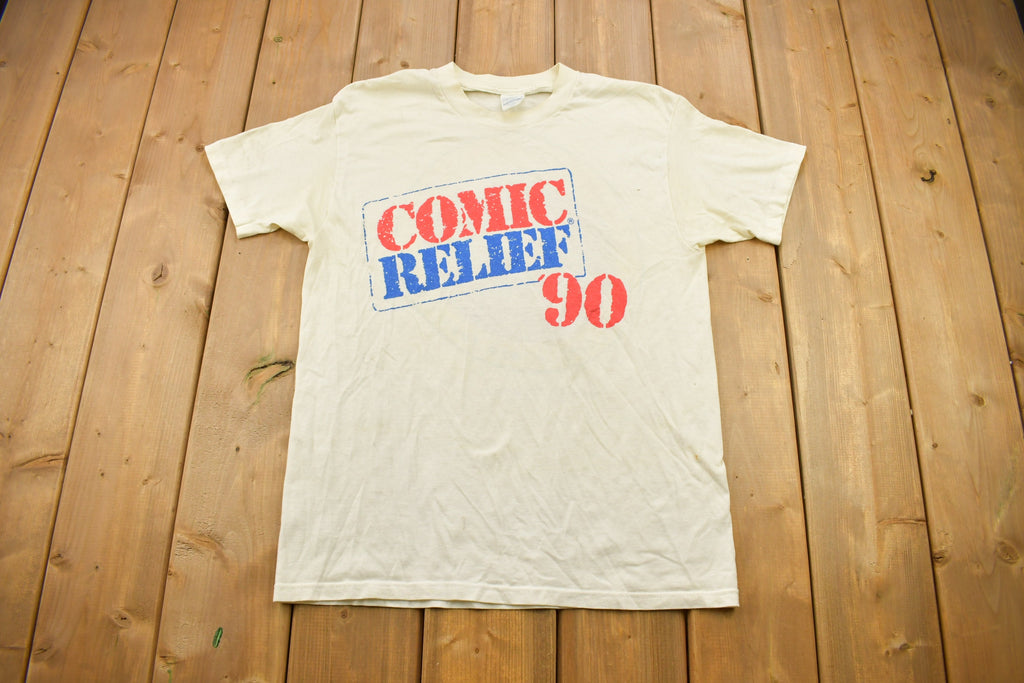 Vintage 1990 Comic Relief A Benefit Aid To Americas Homeless Graphic T Shirt