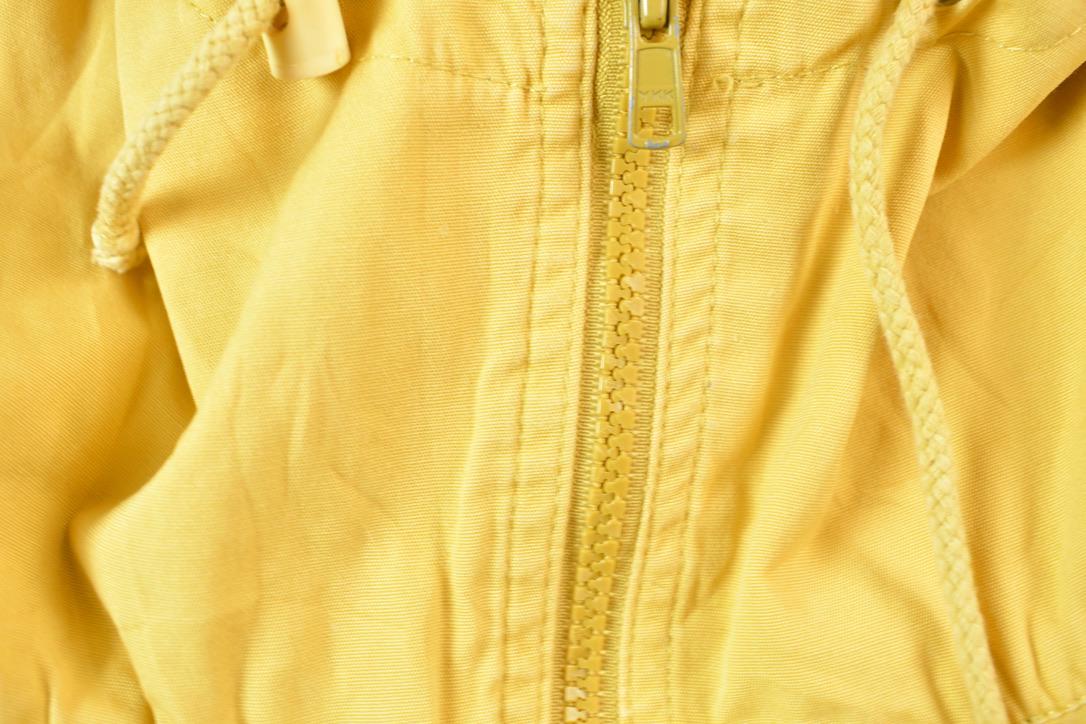 Vintage 1980s American Eagle Blank Yellow Windbreaker Jacket