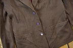 Vintage 1980s Brown Wool Blazer