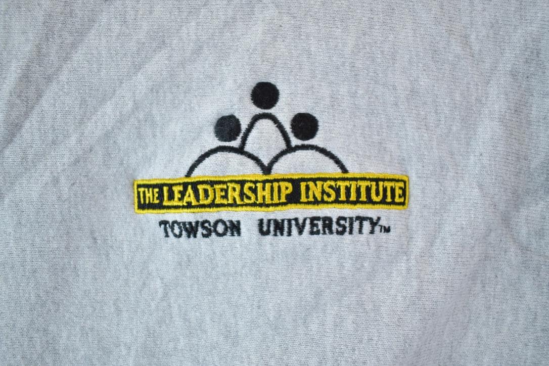 Vintage 1990s The Leadership Institute Towson University Collegiate Crewneck