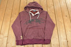 Vintage 1990s Polo By Ralph Lauren State Henley Hoodie Men's Medium