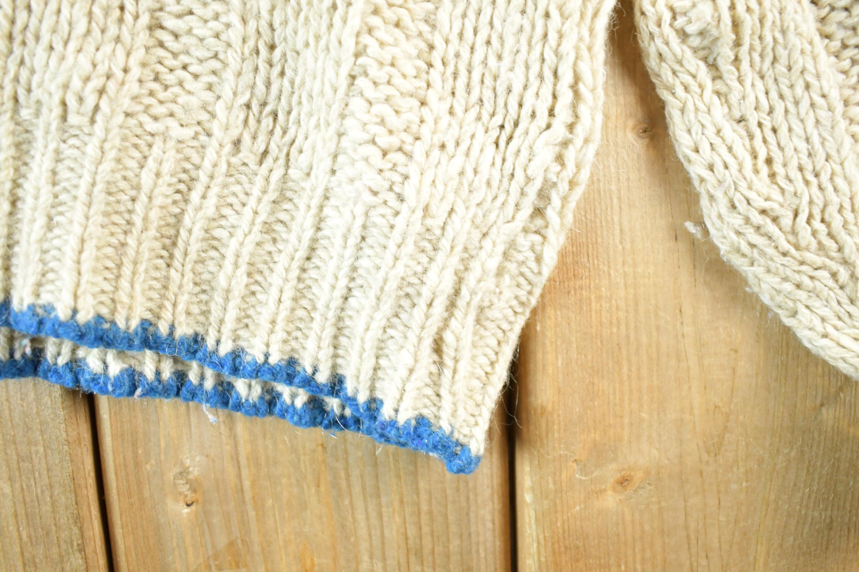Vintage 1970s Gary Reed Wool Knit Sweater womens S
