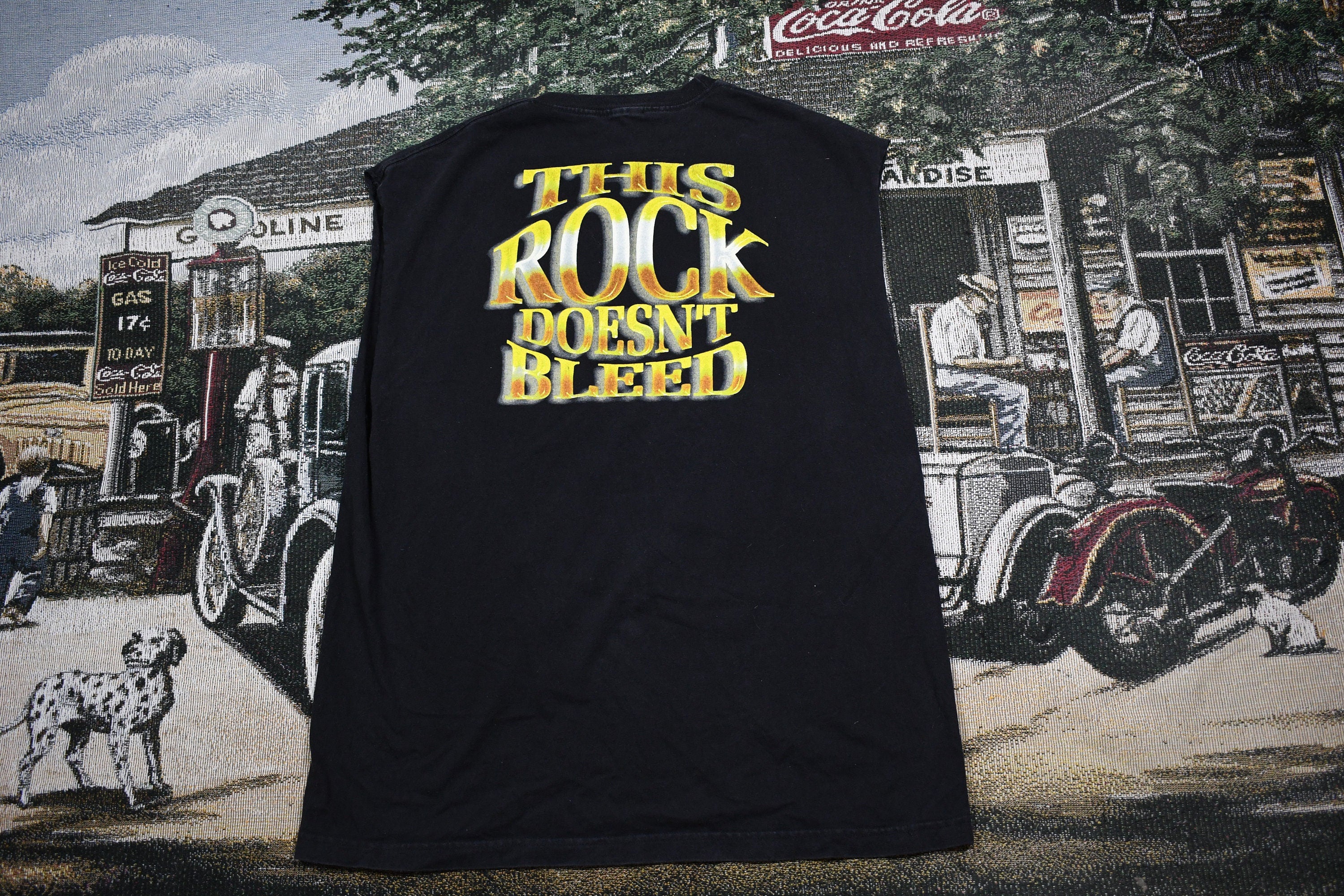 Vintage 1998 The Rock Know Your Role Graphic T Shirt