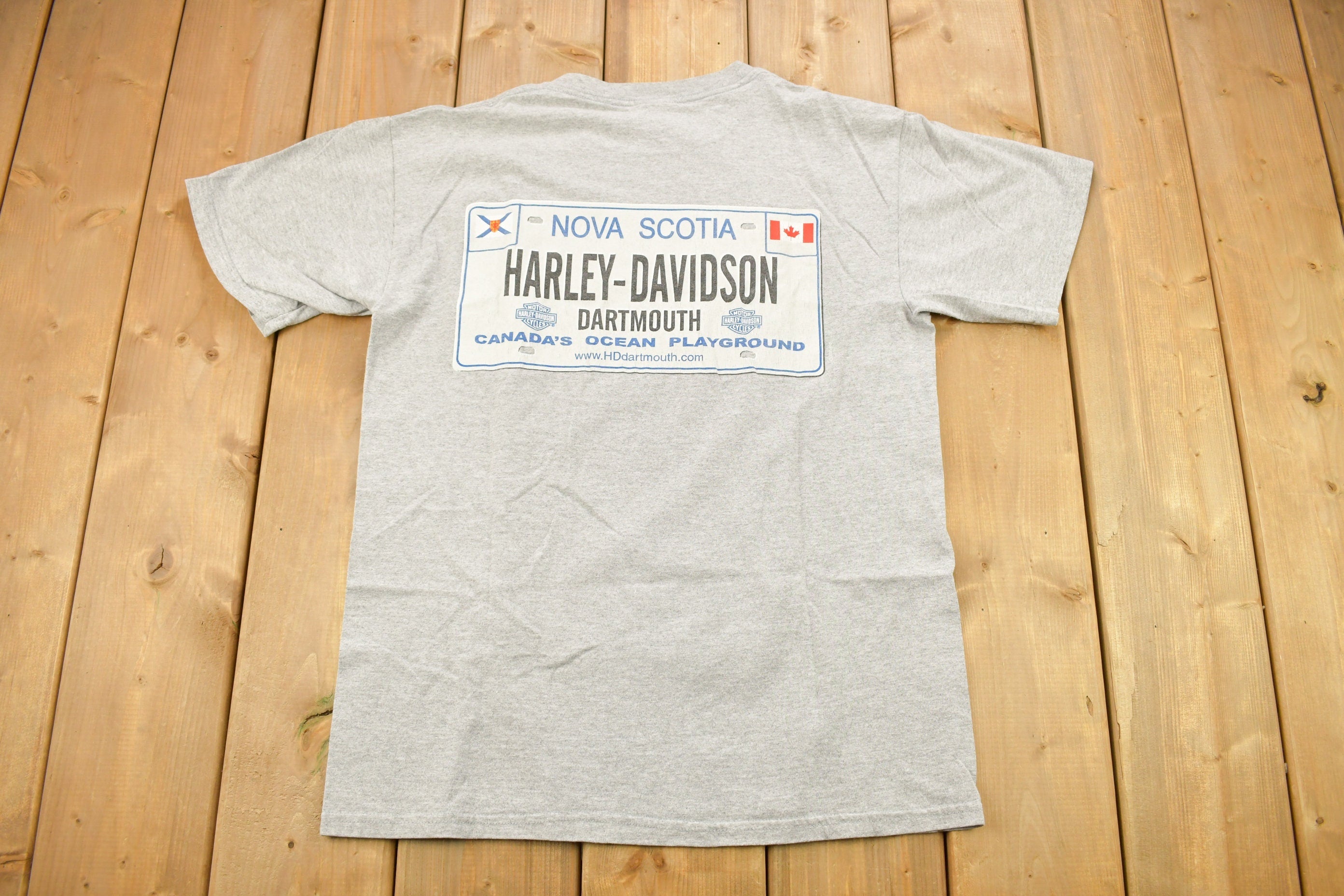 Vintage 1990s Harley Davidson Dartmouth Nova Scotia T-Shirt