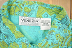 Vintage 1990s Venezia All Over Print Button Up Blouse