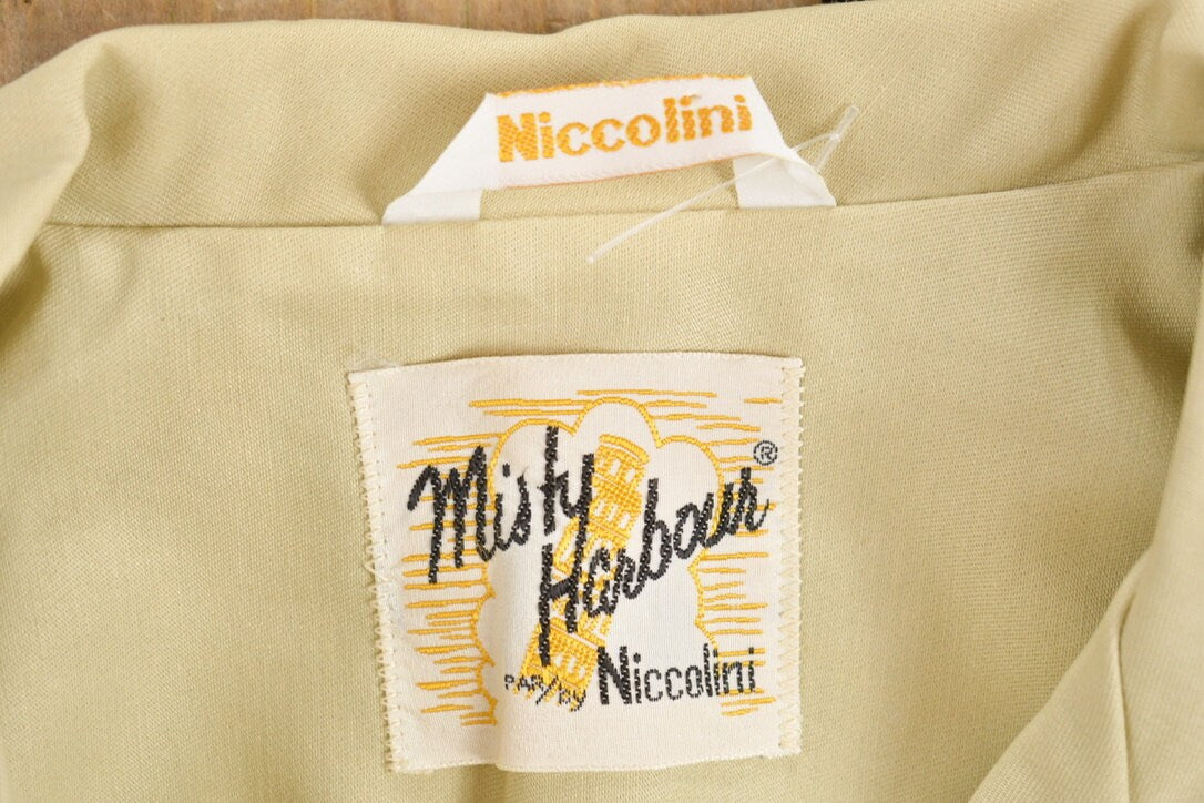 Vintage 1980s Misty Harbor By Niccolini Trench Coat Jacket