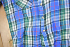 Vintage 1990s Mens Store Plaid Flannel Button Up Shirt