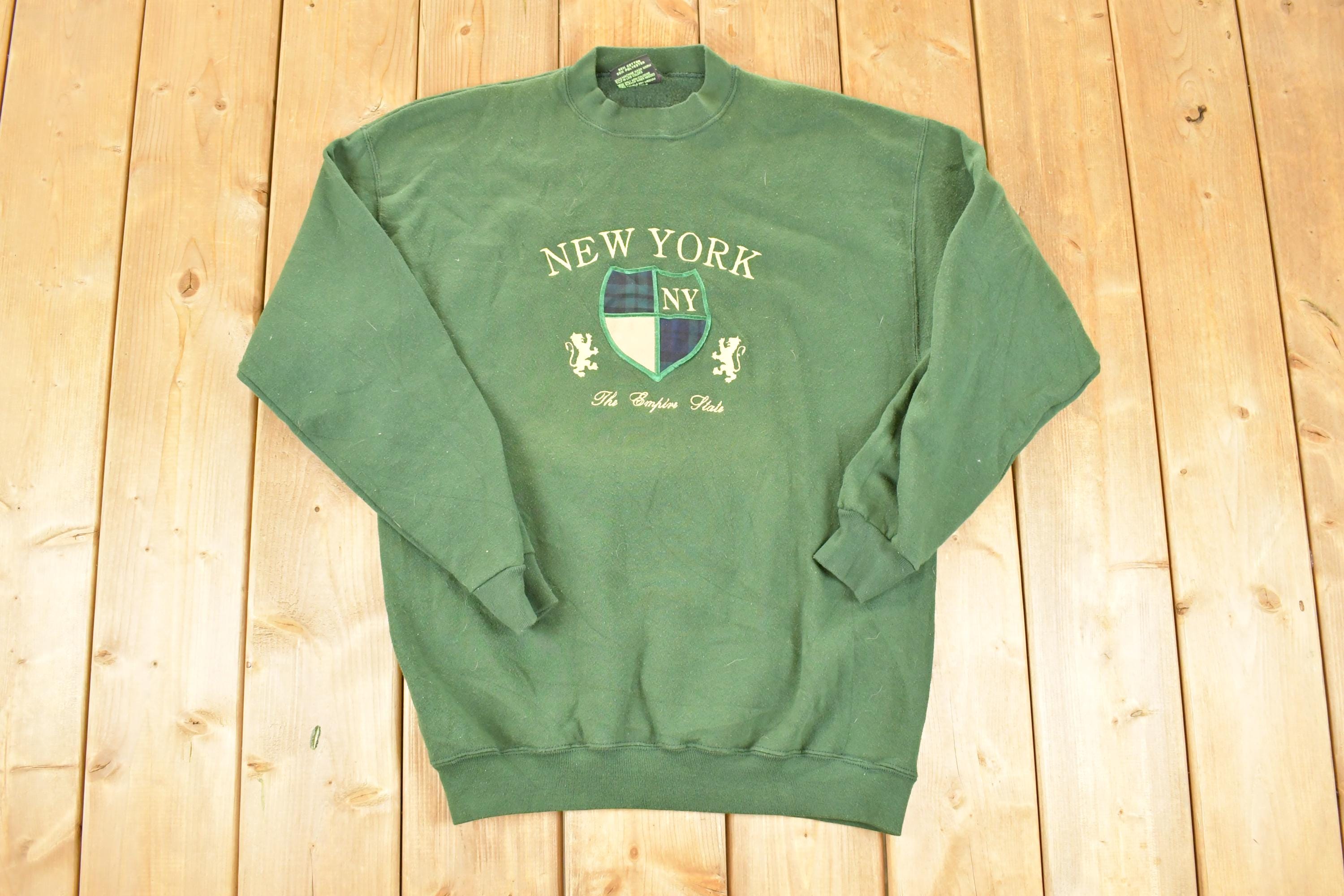 Vintage 1990s New York The Empire State Crewneck Sweatshirt Men's L