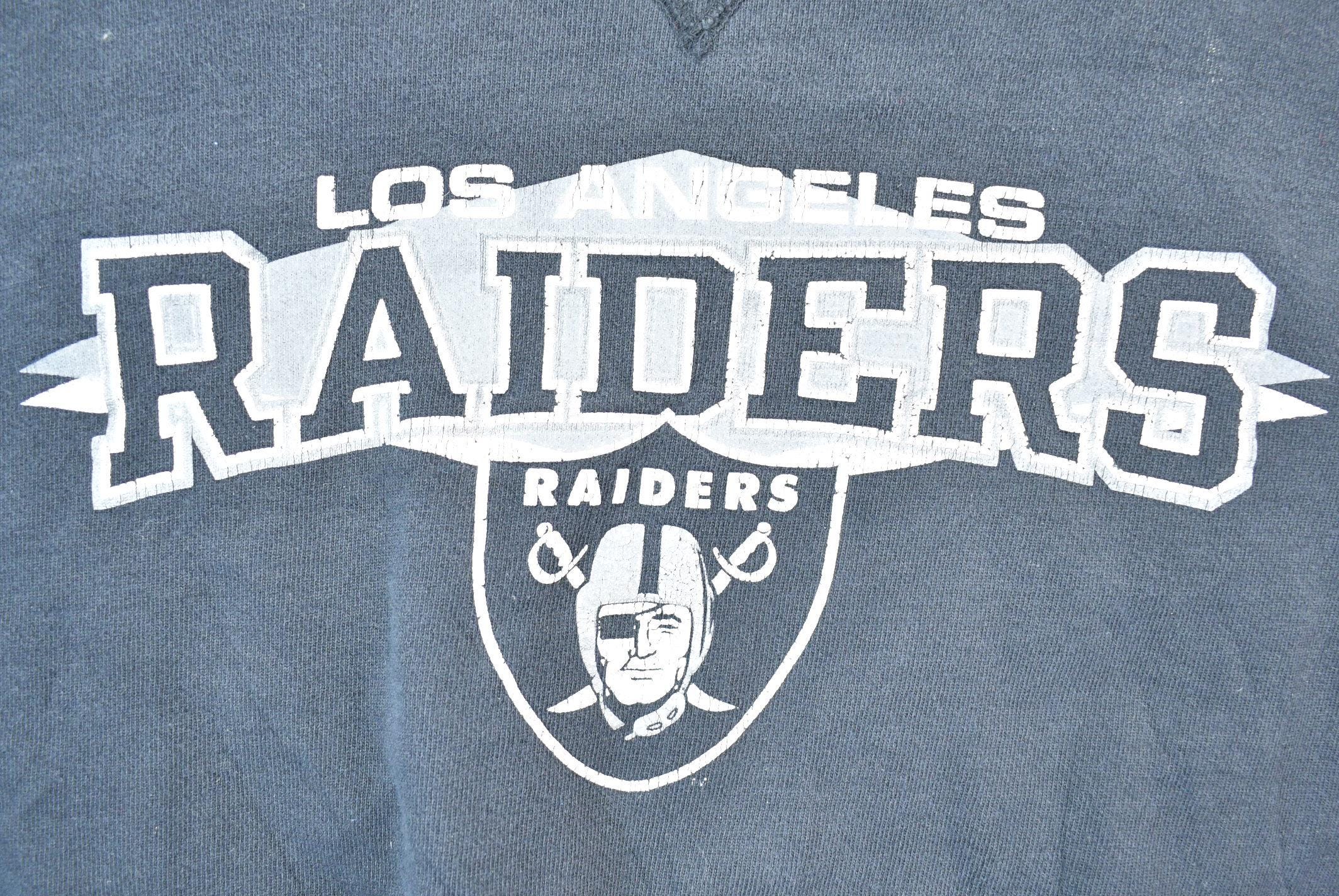 Vintage 1990s Champion Los Angeles Raiders NFL Crewneck Sweatshirt