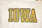 Vintage 1990s Russell Iowa Hawkeyes University Hoodie Sweater Men's L