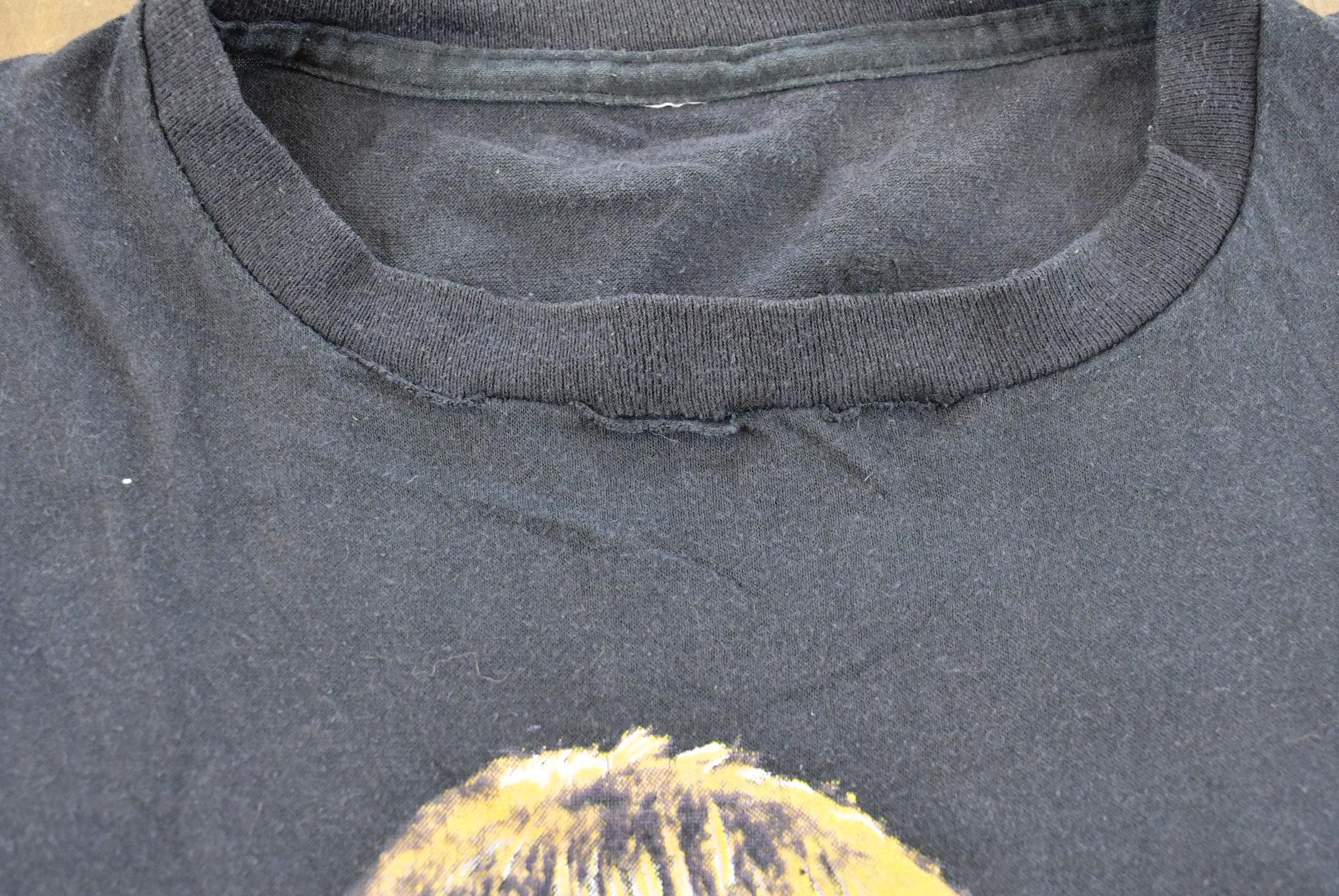 Vintage 1986 Neil Young Crazy Horse Rock Band Concert Music T-Shirt Men's M