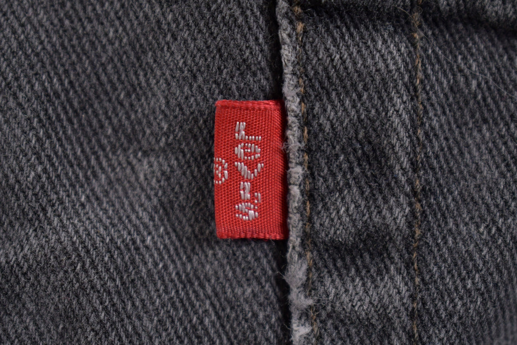 Vintage 1990s Levi's 505 Red Tab Black Jeans Size 31 x 29