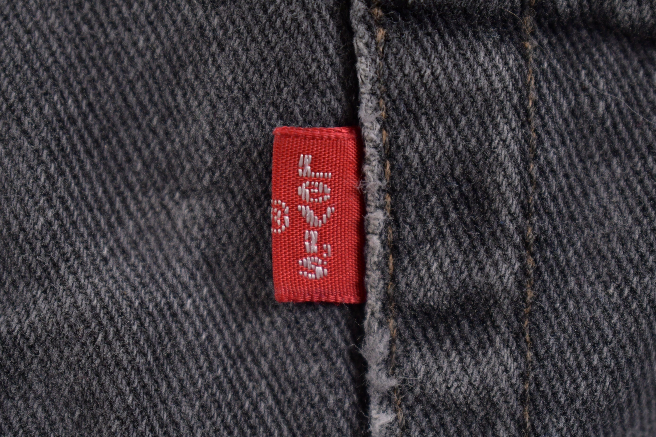 Vintage 1990s Levi's 505 Red Tab Black Jeans Size 31 x 29