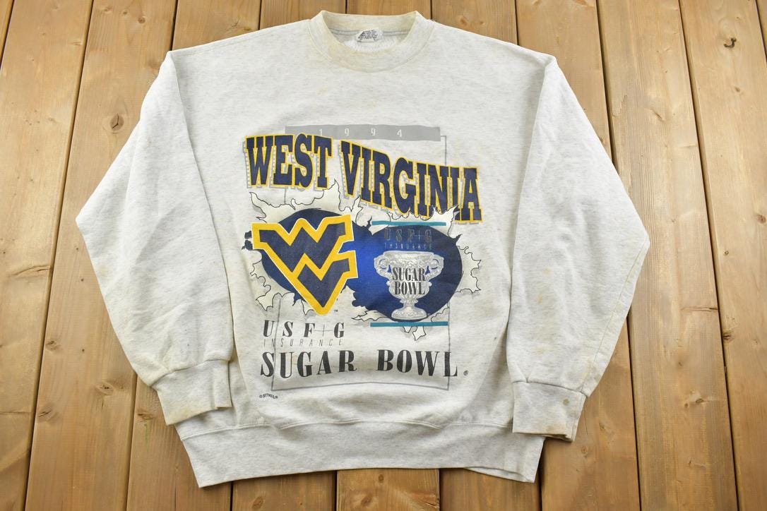 Vintage 1994 West Virginia University Sugar Bowl Collegiate Crewneck