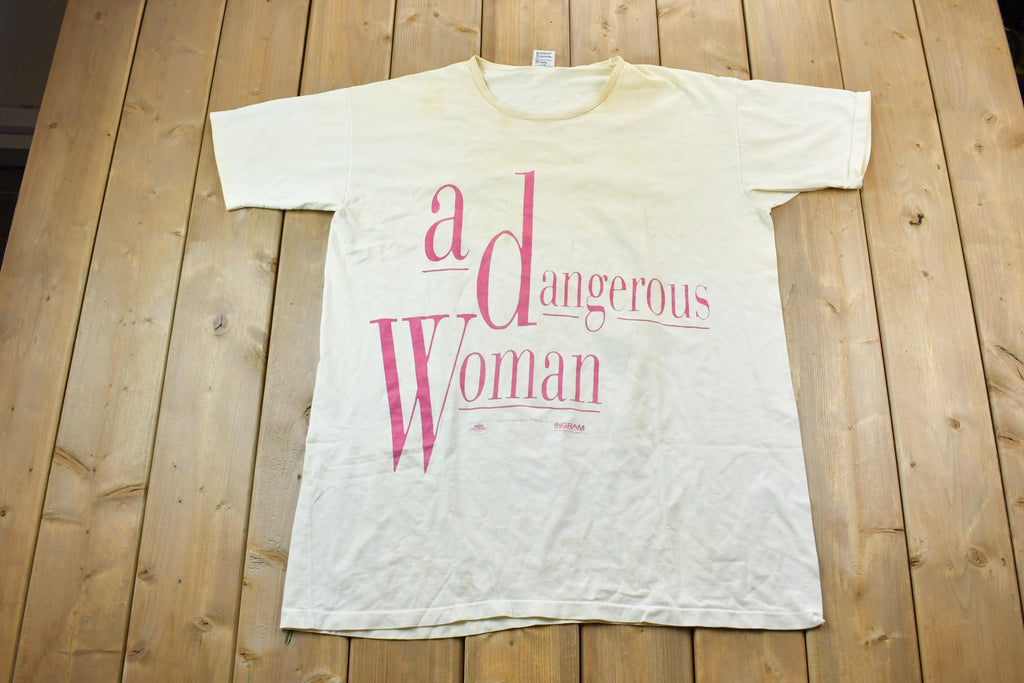 Vintage 1993 Amblin Entertainment A Dangerous Woman MCA Universal Ingram Graphic T-Shirt
