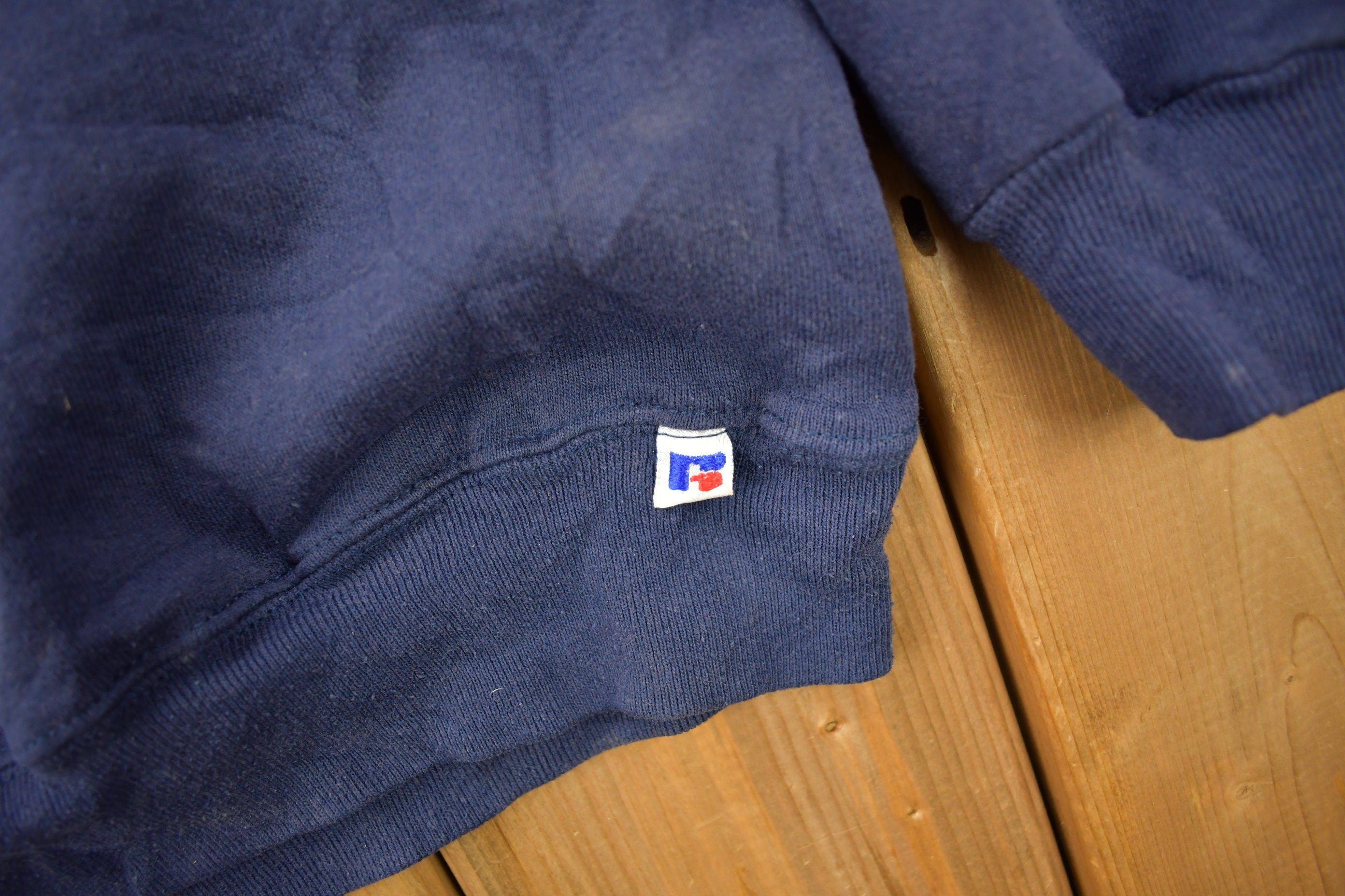 Vintage 1990s Bridgman Bees Russell Athletics Crewneck Sweatshirt