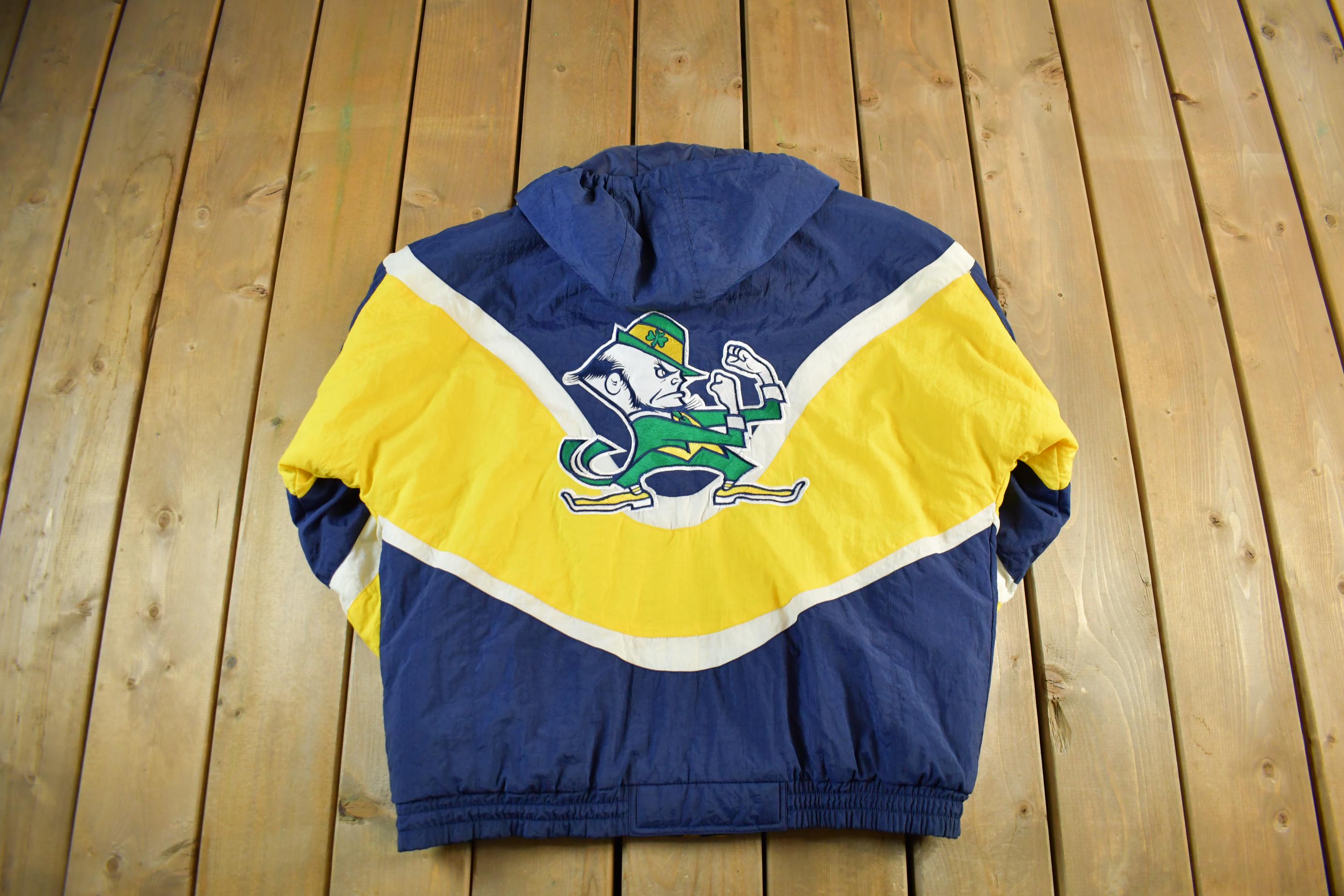 Vintage 1990s University of Notre Dame Fighting Irish Collegiate Jacket Men's M-L