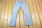 Vintage 1990s Levi Strauss Red Tab Denim Jeans Size 32 x 32 Made In USA