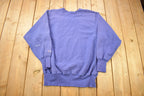 Vintage 1990s Blank Blue Champion Reverse Weave Crewneck