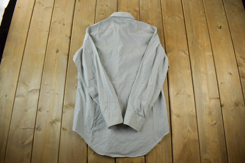 Vintage 1990s Arrow Grey Button Up Shirt