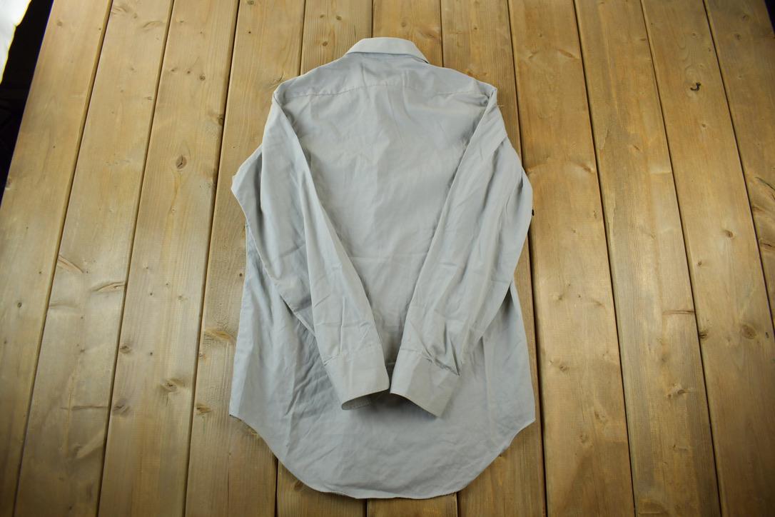 Vintage 1990s Arrow Grey Button Up Shirt
