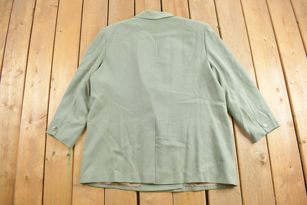 Vintage 1980s Jones New York 100% Wool Blazer