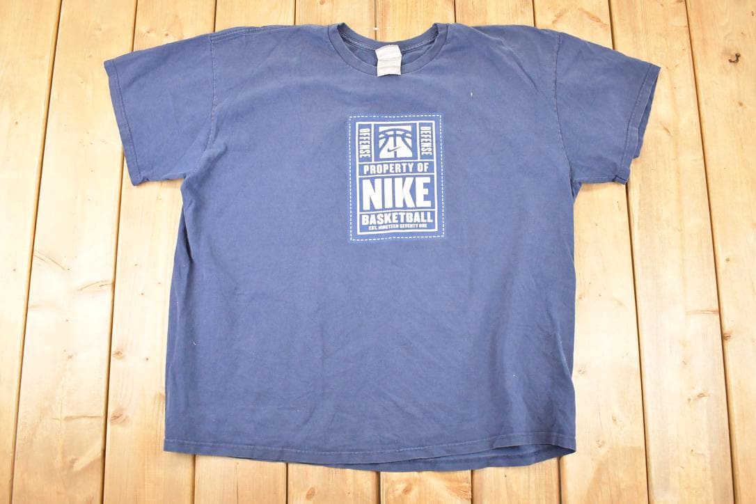 Vintage Y2K Nike Basketball T-Shirt Men's XL