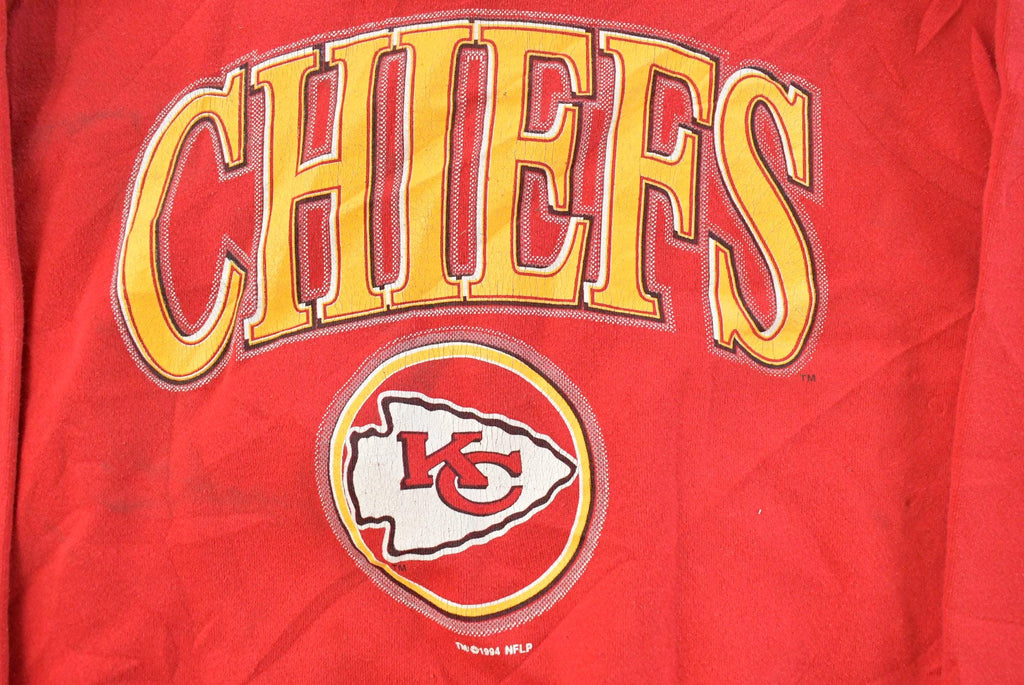 Vintage 1990s Kansas City Chiefs Crewneck Sweatshirt Men's XL / 90s NFL Football / Sportswear / Gridiron / Logo 7 / Made in USA