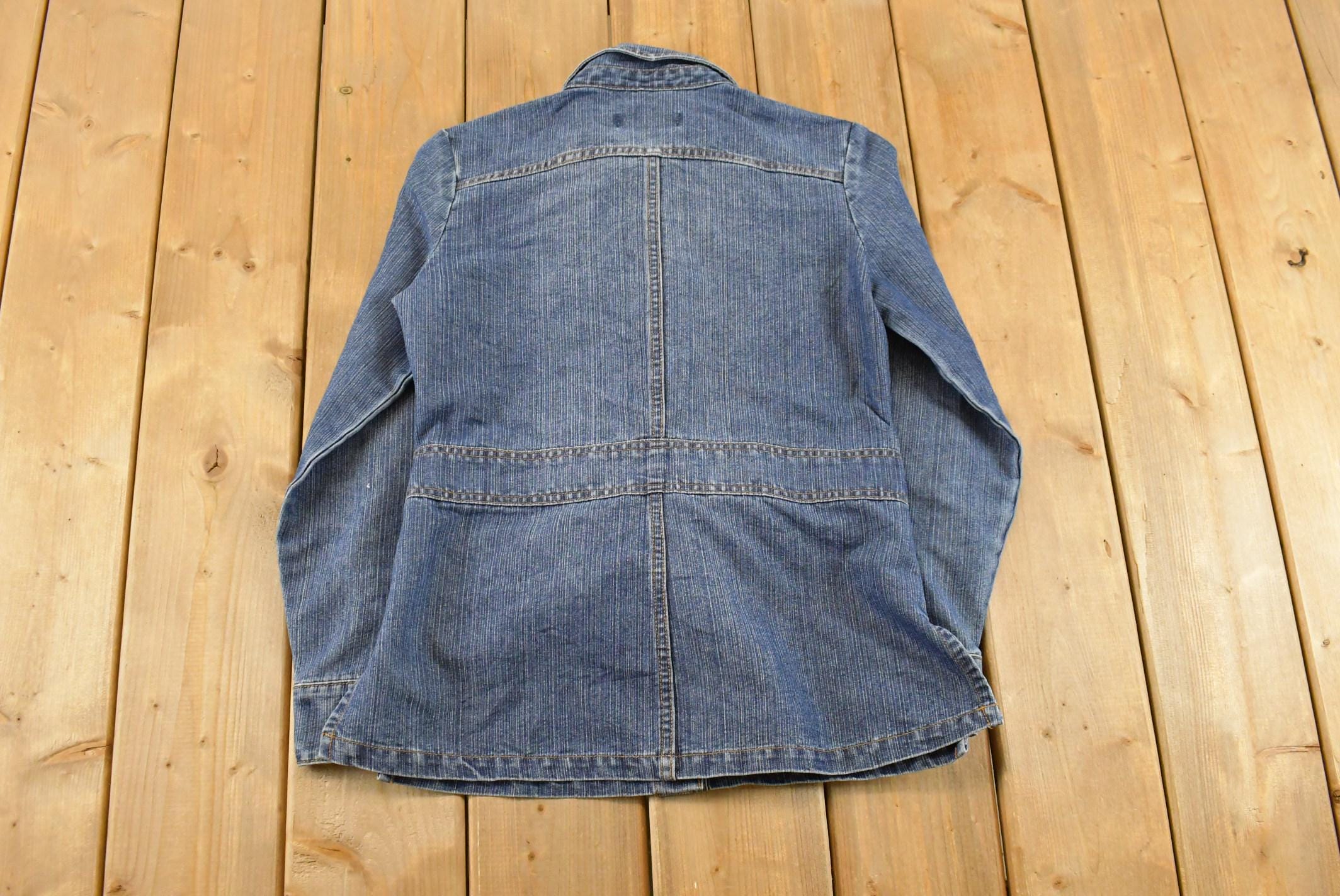 Vintage Y2K Zena Denim Trucker Jean Jacket Women's Small