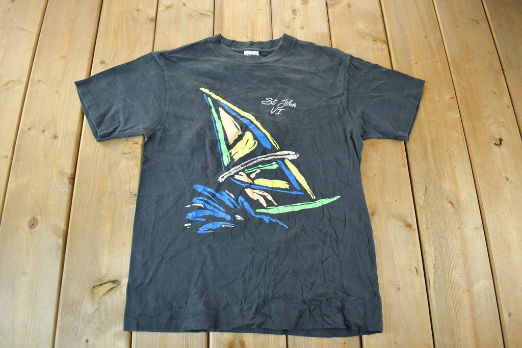 Vintage 1990s St. John Virgin Islands Graphic T-Shirt