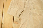 Vintage 1950s De Havilland Aircraft Aviation Shop Coat Light Jacket Men's Small