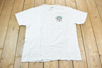 Vintage 1990s Delaware River Paddle Mermaid Graphic Souvenir Travel T-Shirt Size XL