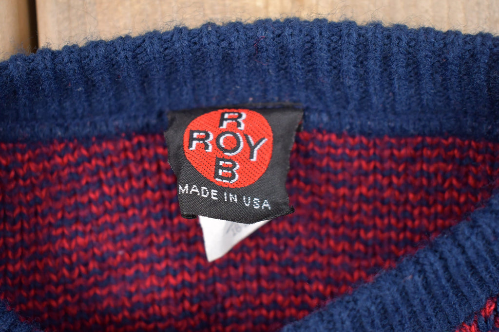Vintage Knitted Transatlantic Flight Sweater