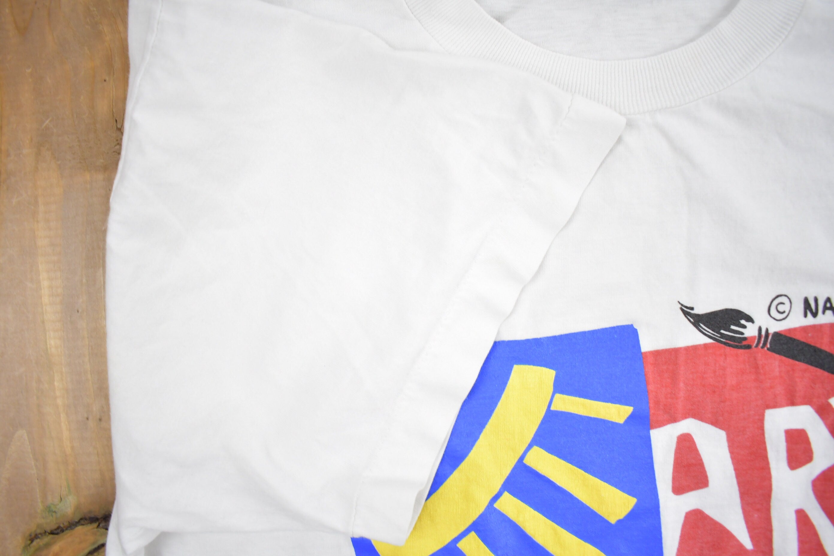 Vintage 1990s Paris Art Graphic T Shirt