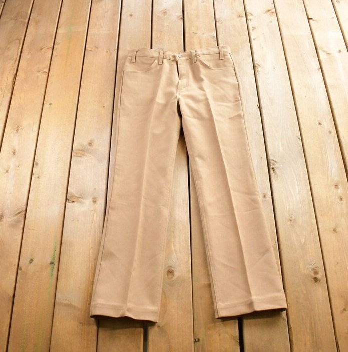 Vintage 1970s Levi's Khakis Made In USA Size 35x32