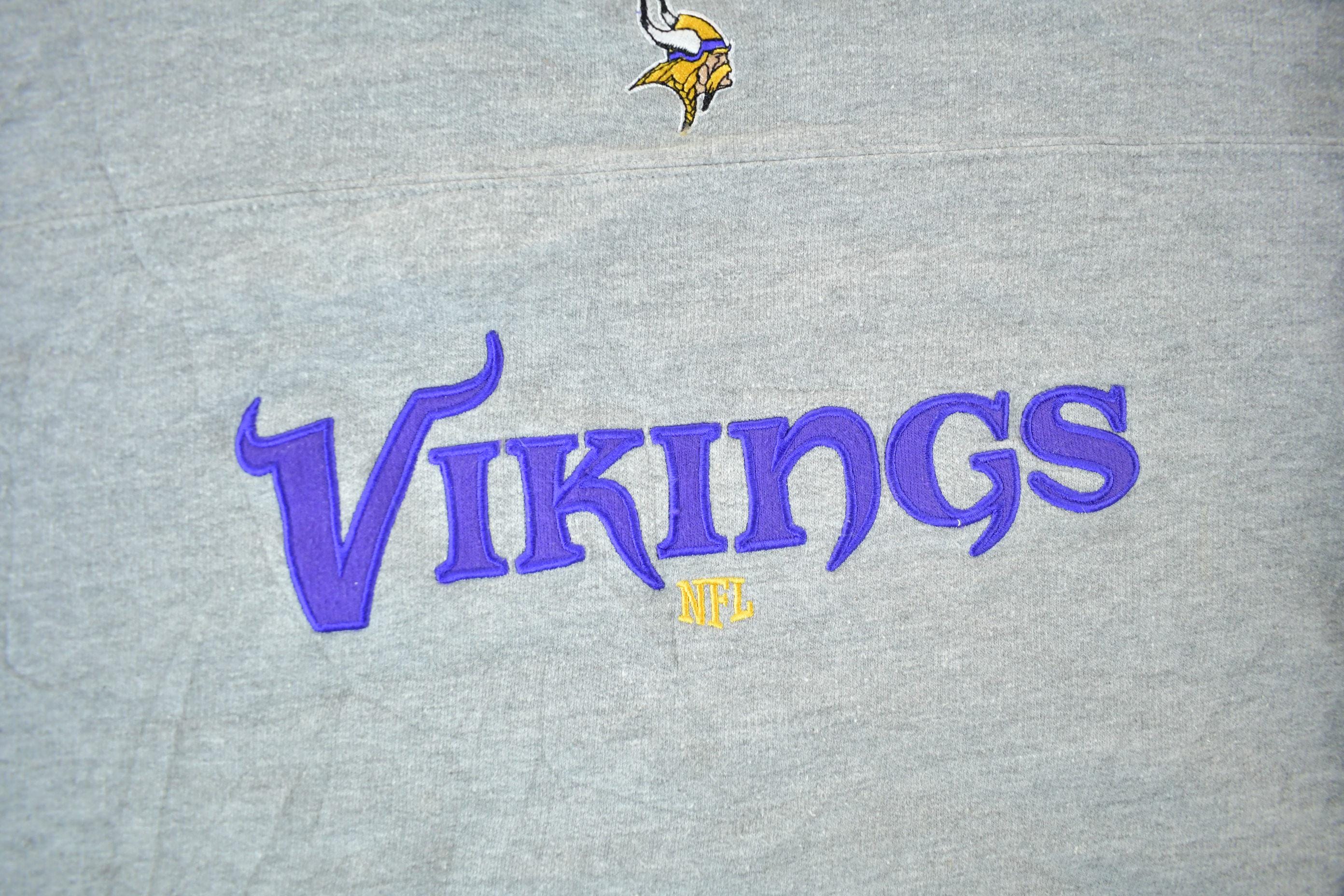Vintage 2000s Minnesota Vikings NFL Crewneck Sweatshirt Men's Large