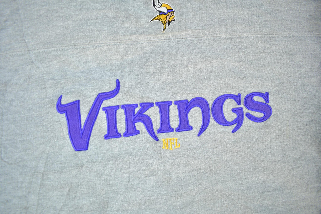 Vintage 2000s Minnesota Vikings NFL Crewneck Sweatshirt Men's Large