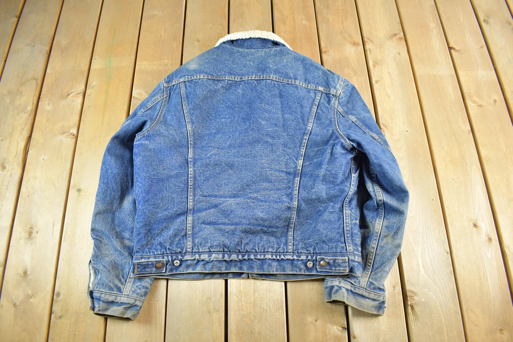 Vintage 1980s Levi's Sherpa Lined Denim Jean Jacket Men's Large