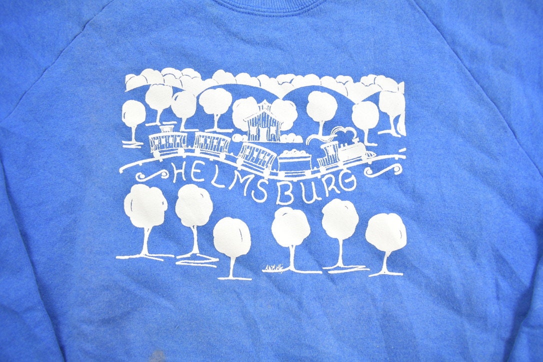 Vintage 1990s Helmsburg Novelty Crewneck Sweatshirt
