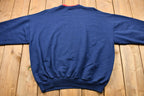 Vintage 1990s Bedazzled American Flag Crewneck Sweatshirt