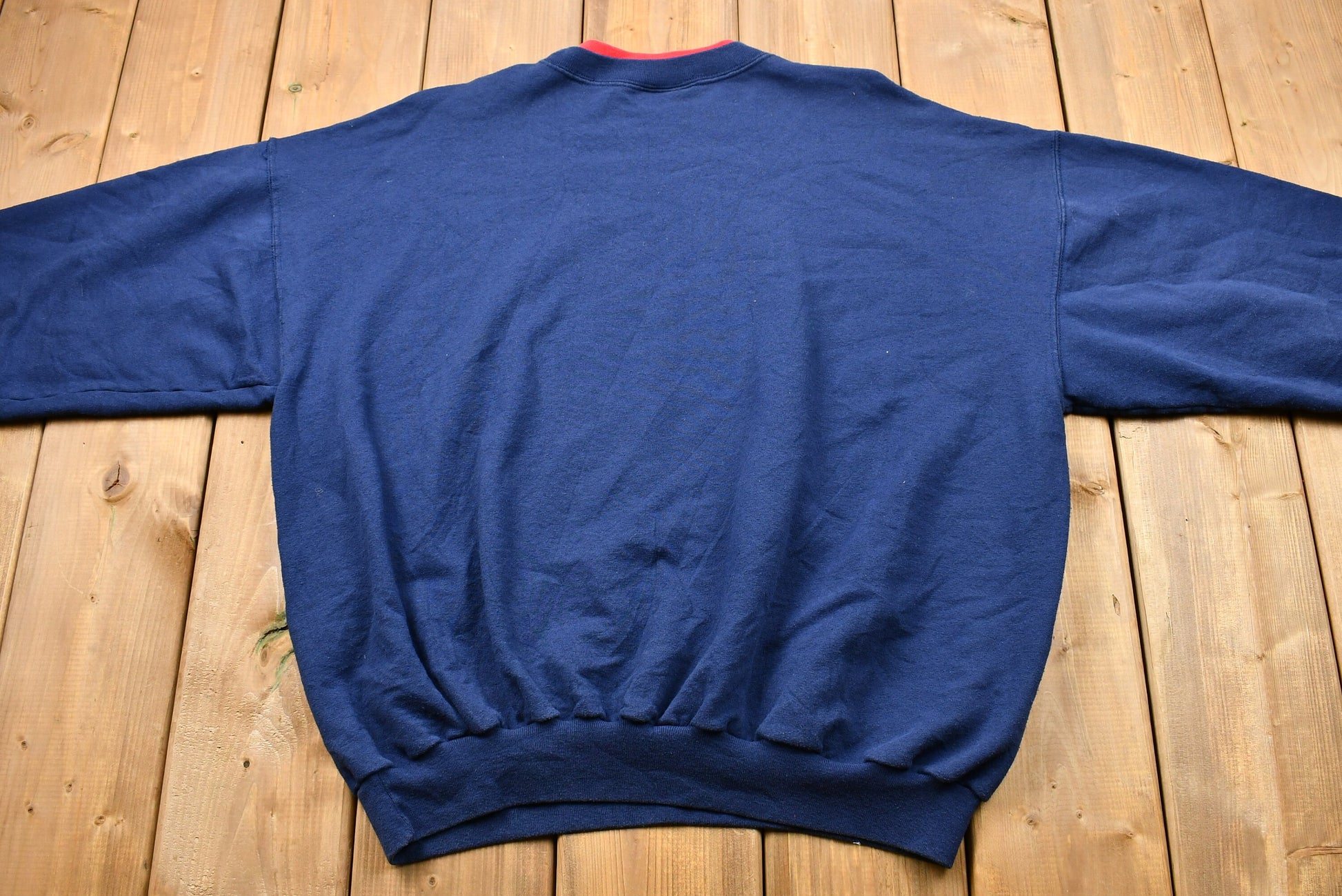 Vintage 1990s Bedazzled American Flag Crewneck Sweatshirt