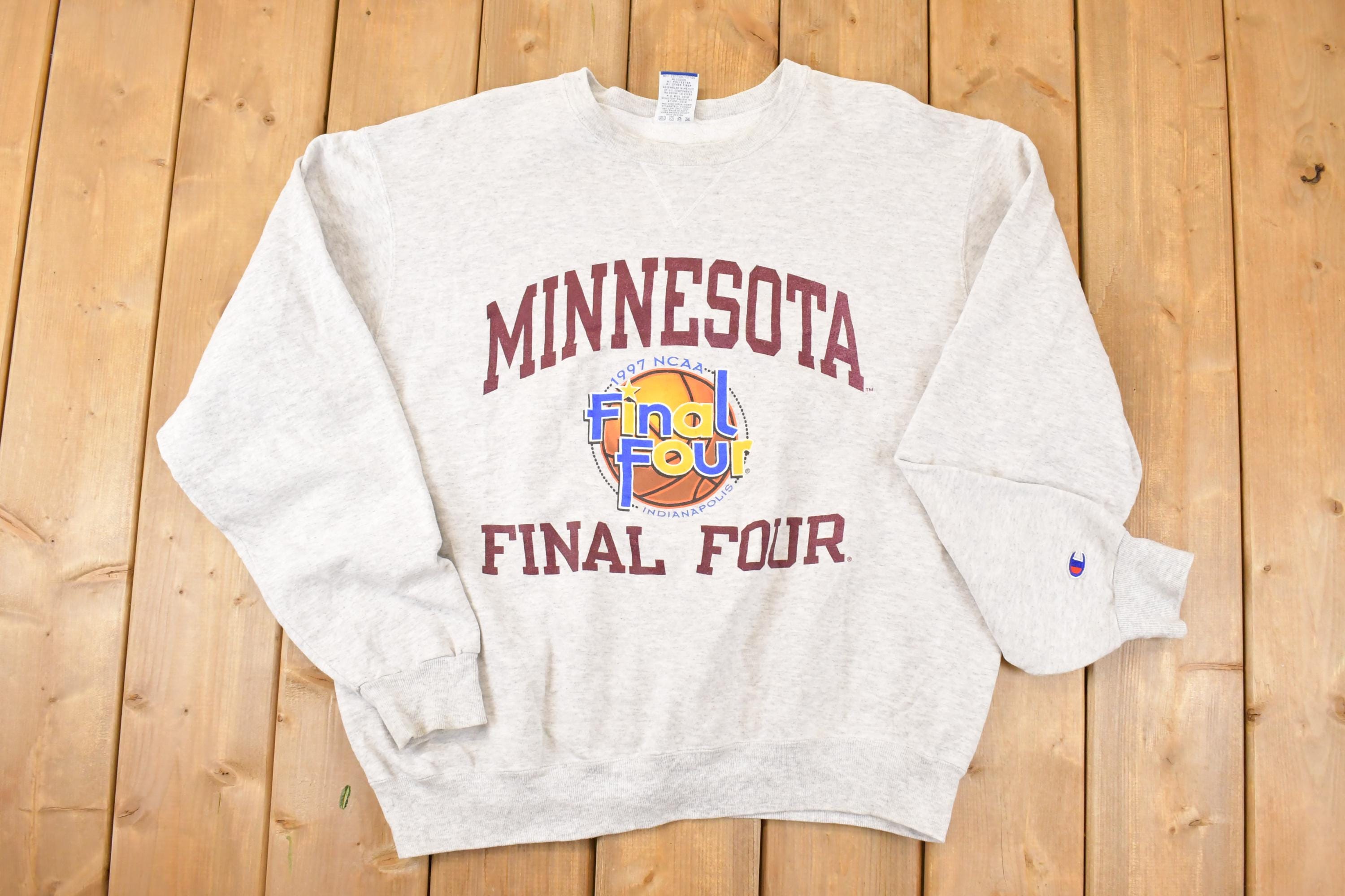 Vintage 1997 Champion Minnesota Final Four Crewneck Sweatshirt Men's XL