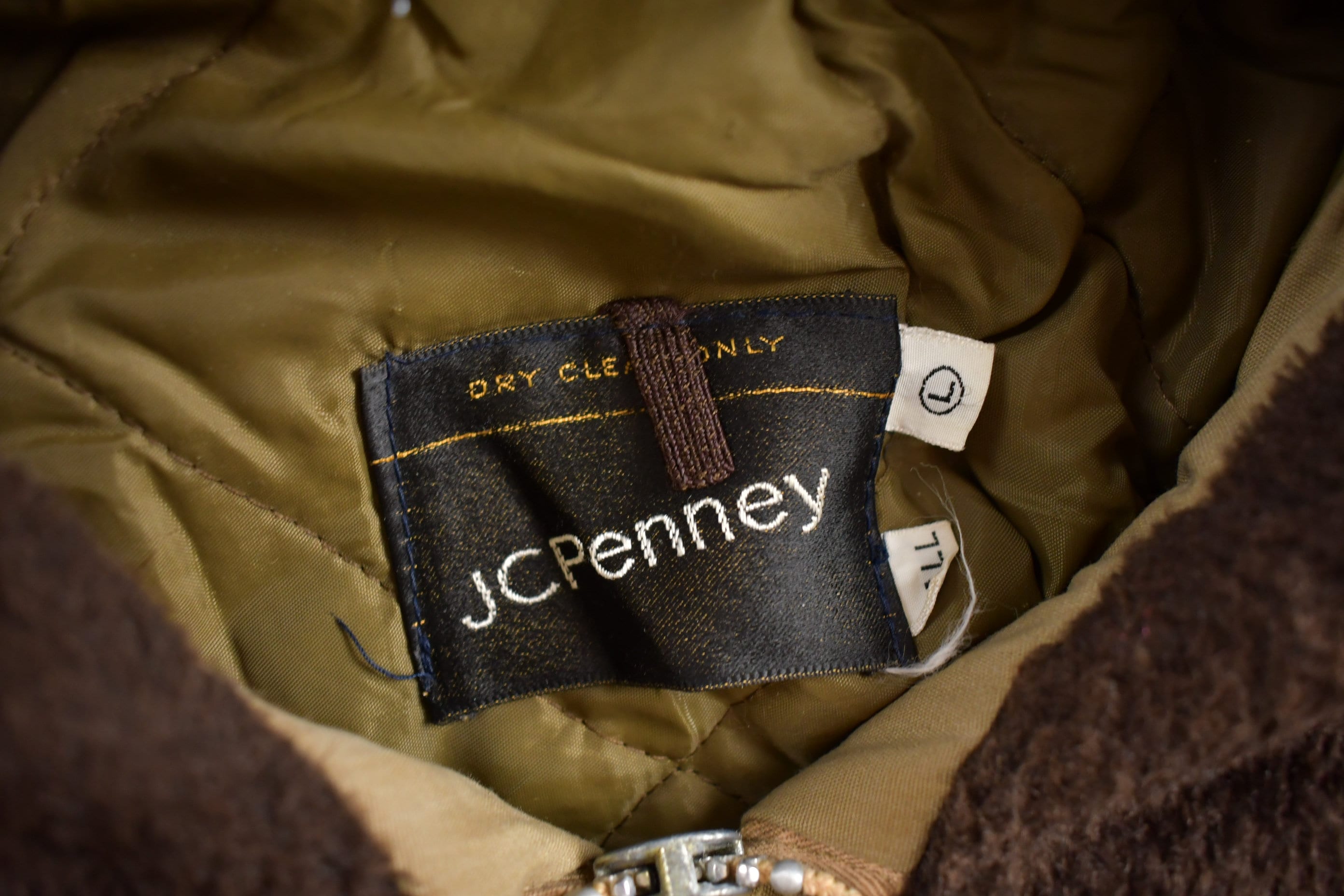 Vintage 1980s JC Penney Quilted Bomber Jacket