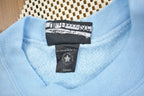 Vintage 1980s Light Blue Blank Raglan Crewneck Sweatshirt