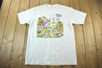 Vintage 1990s Puerto Galera Philippines Asia Divers Souvenir Graphic T-Shirt