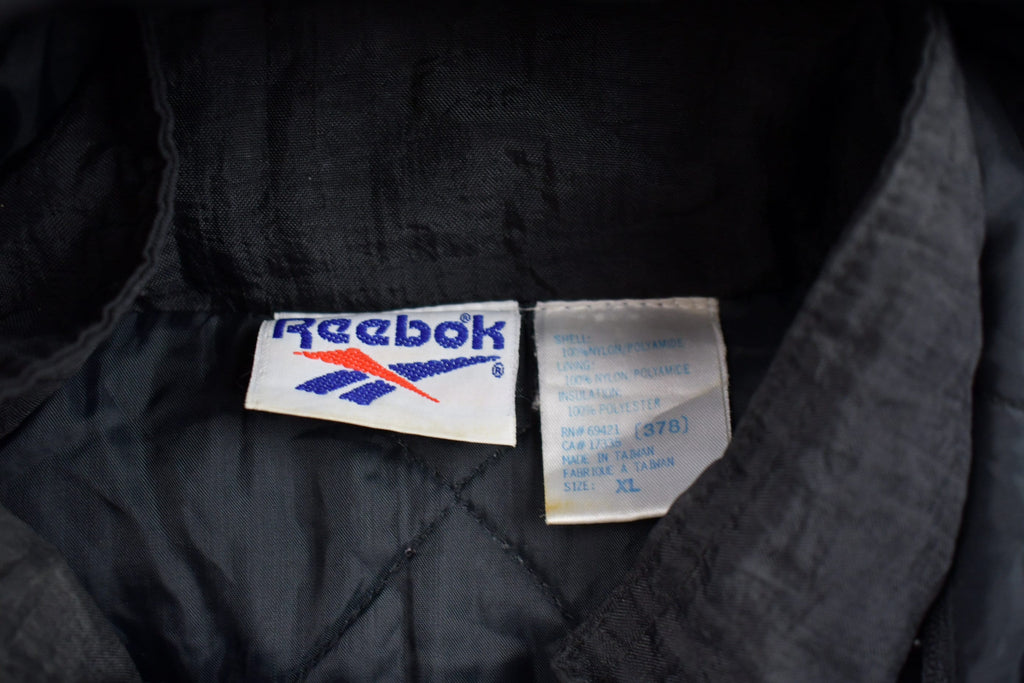 Vintage 1990s Reebok Embroidered Puffer Jacket