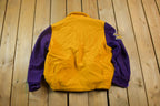 Vintage 1990s Don Bell Sports Award Jackets Kinsmen Bellville Wool Varsity Hockey Jacket Made In USA