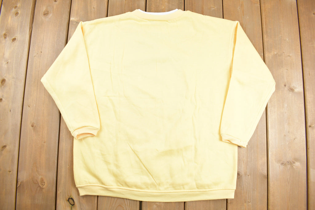 Vintage 1990s Floral Graphic Crewneck
