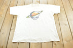 Vintage 1987 The Grateful Dead Steal Your Face Saturn Jerry Garcia Rock Band Concert T-Shirt Mens XL