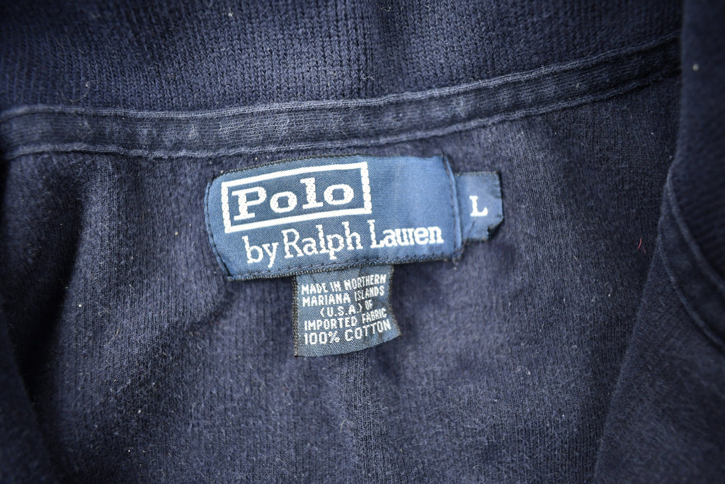 Vintage 1990s Polo Ralph Lauren Quarter Zip Sweatshirt